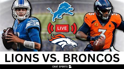 Broncos vs. Lions: Live updates and highlights from the NFL Week 15 game
